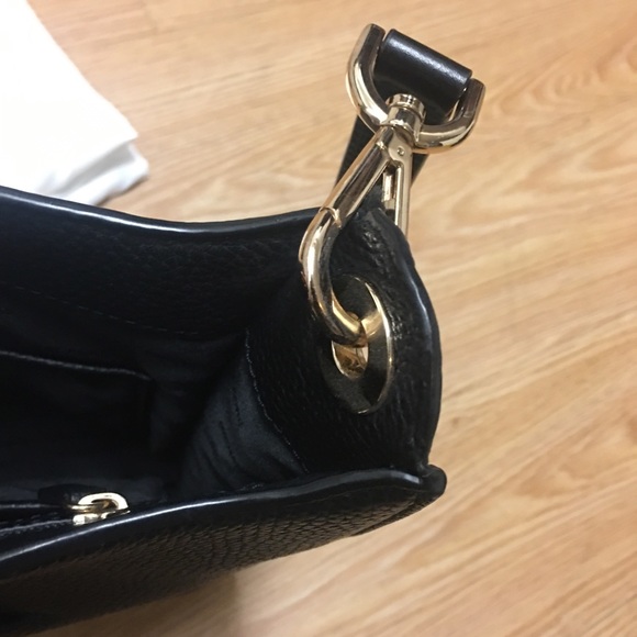 Michael kors black leather hobo purse bag - Picture 7 of 12